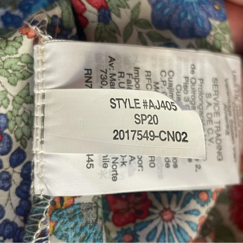 J. Crew Liberty Fabrics floral blouse - Picture 8 of 9